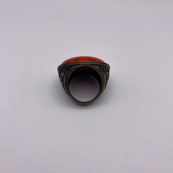 Red Statement Ring - Picture 4 of 5